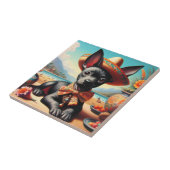  Xoloitzcuintle Tegeltje (Zijkant)
