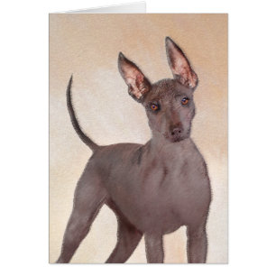 Xoloitzcuintli schilderen - Kute Original Dog Art