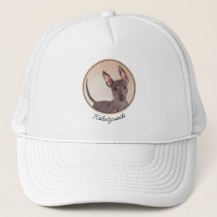 Xoloitzcuintli schilderen - Kute Original Dog Art Trucker Pet