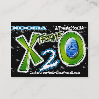 Xooma X2O A toast 2Health Visitekaartje
