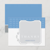 XOX Boy Aangepast Dank u wel Nota Kaart (Voorkant / Achterkant)