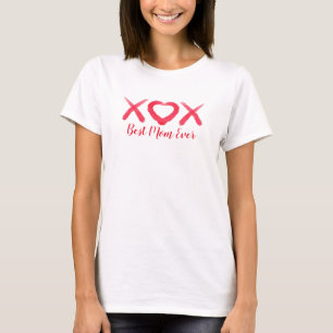 Xox, liefde, kusjes, valentijnsontwerp, ontwerp vo t-shirt