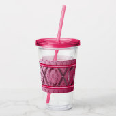 XOXO-acryltrommel Acryl Drinkbeker (Achterkant)