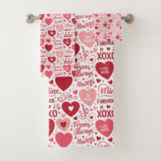  XOXO & Always Be Mine Pink & Red