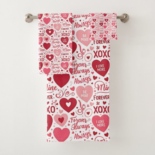  XOXO & Always Be Mine Pink & Red (En situation)