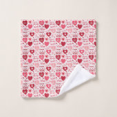  XOXO & Always Be Mine Pink & Red (Gant de toilette)