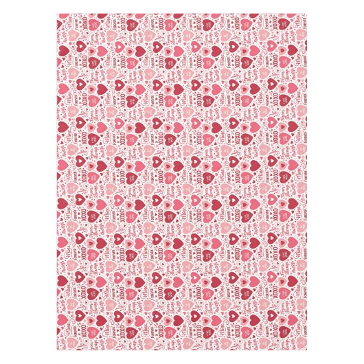 XOXO & Always Be Mine  Tafelkleed (Voorkant)