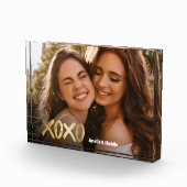 XOXO Best Friends Gold Script BFF Fotoblokken (Rechts)