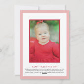 XOXO Bold Frame Valentine's Day Carte photo (Dos)