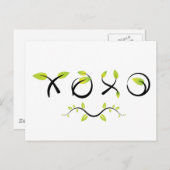 XOXO BRIEFKAART (Voorkant / Achterkant)