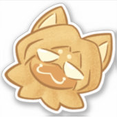 XOXO Cookie (vanille) Sticker (Voorkant)