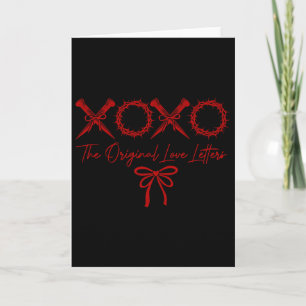 Xoxo De Originele Liebesbrieven Christelijke Valen Kaart