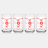 XOXO de Saint-Valentin aux coeurs rouges | (Recto)