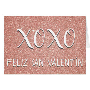 XOXO Feliz San Valentín Rose Or Éperche