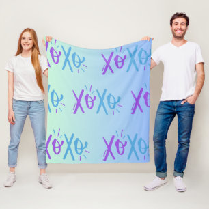 XOXO Fleece Blanket Deken