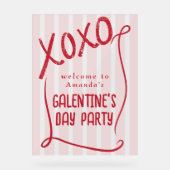 XOXO Hand Drawn Galentine’s Day Party Welcome (Recto)