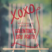 XOXO Hand Drawn Galentine’s Day Party Welcome (Neutre)