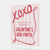 XOXO Hand Drawn Galentine’s Day Party Welcome (Angle)