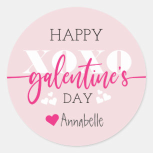 XOXO Happy Glanetine's Day Ronde Sticker