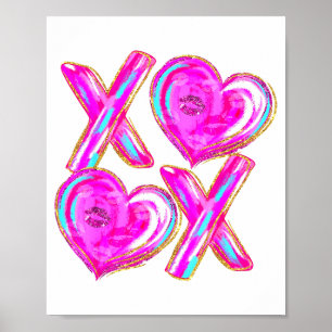 Xoxo Hartjes Valentijnsdag Vrouwen Meisjes Vday Poster