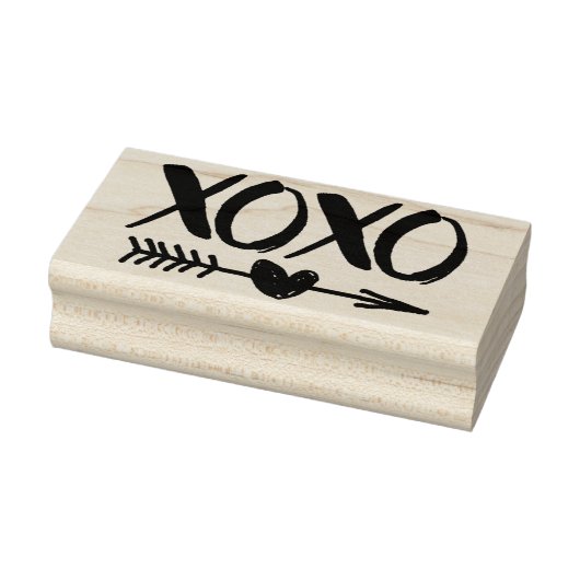 XOXO Hartpijl Rubber Stamp Rubberstempel (Stempel)