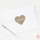 xoxo Hartvormige Sticker (Envelop)