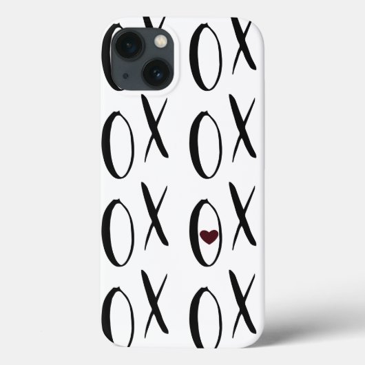 XOXO Heart Case-Mate iPhone Case (Achterkant)