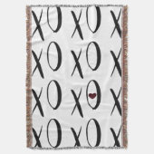 XOXO Heart Deken (Voorkant Verticaal)