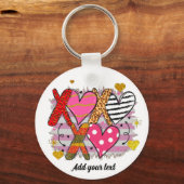 XOXO Heart Schattige & speels Sleutelhanger (Achterkant)