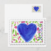 XOXO - Hugs & Kisses - Briefkaart (Voorkant / Achterkant)