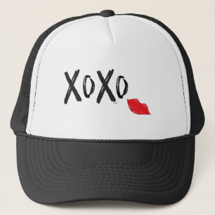 XoXo-Hugs-Kisses-met-Rode-Lips Trucker Pet