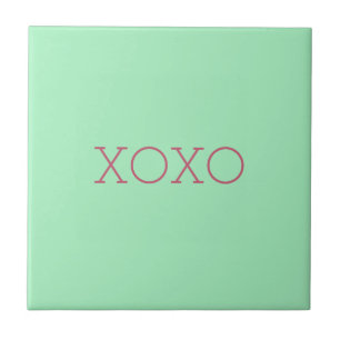XOXO-keramische tapijten Tegeltje