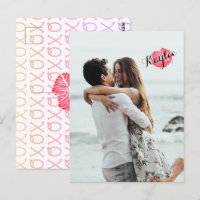 XOXO Kiss Ajoutez votre carte postale personnalisé