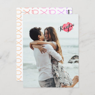 XOXO Kiss Ajoutez votre carte postale personnalisé