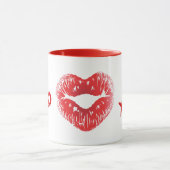 Xoxo Kiss Heart Kiss Lips Mug (Centre)