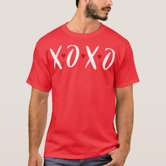 XOXO Knuffels en Kusjes Kleine Hartjes Valentijnsd T-shirt