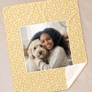 XOXO Knuffels & Kusjes Aangepaste Foto Moderne Gel Sherpa Deken