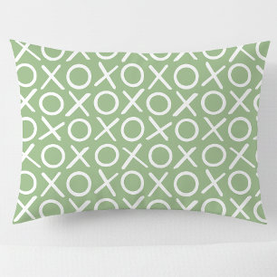 XOXO Knuffels & Kusjes Groen Cute Modern Patroon Kussensloop