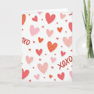 Xoxo Knuffels Kusjes Hartjes Kaart