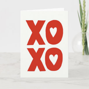 Xoxo Knuffels Kusjes Liefde Kaart