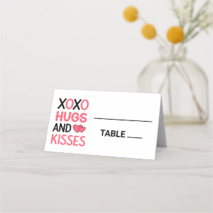 XOXO Knuffels Kusjes Vrijgezellenfeest Roze Zwart 