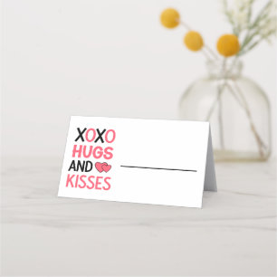 XOXO Knuffels Kusjes Vrijgezellenfeest Roze Zwart 
