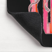 Xoxo Leopard Bow Funny Valentine's Day Coquette Nk Muismat (Hoek)