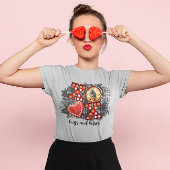 XOXO-liefde nog zorgwekkender, minder hart T-shirt