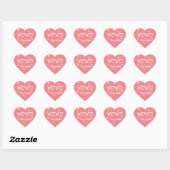 Xoxo liefde schattige sticker (Vel)