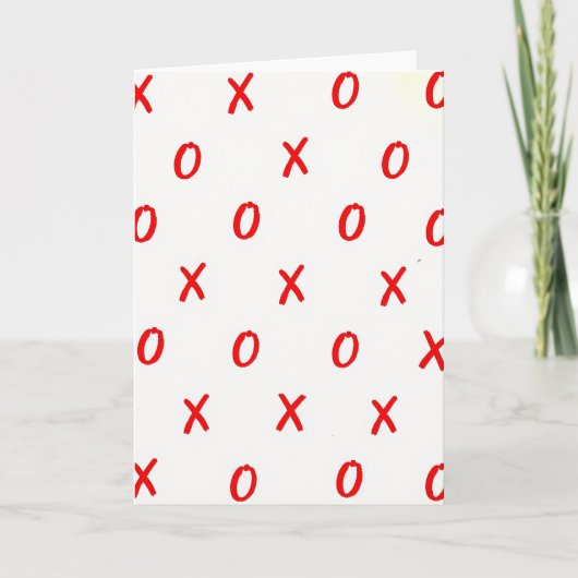Xoxo Love Card Kaart (Voorkant)