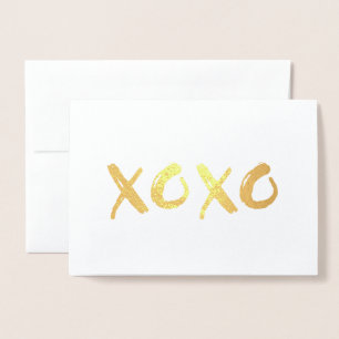 XOXO Love Jubileum Folie Kaarten