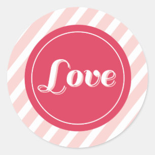 XOXO Love & Kisses Valentijn Party 3-inch Stickers