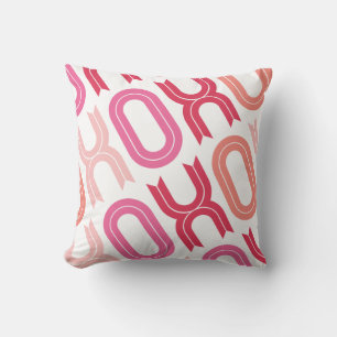 XOXO Love & Kisses Valentijnsdag Custom Cushion Kussen