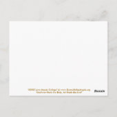 XOXO Love Mosaic Briefkaart (Achterkant)